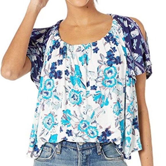 Free People Tops - Free People NEW Baha Babe Cold Shoulder Tie back